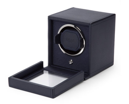 Wolf Cub Navy Watch Winder With Cover 461117