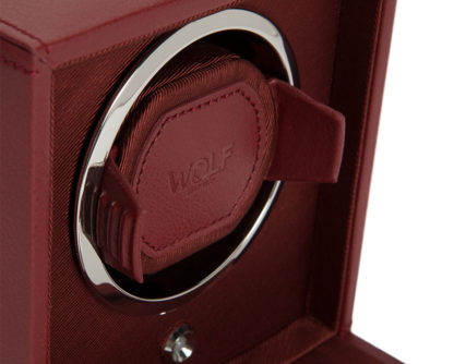 Wolf Cub Bordeaux Watch Winder With Cover 461126