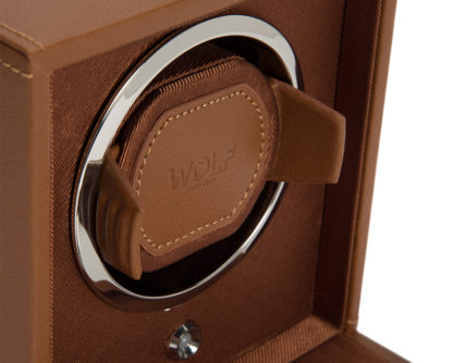 Wolf Cub Cognac Watch Winder With Cover 461127