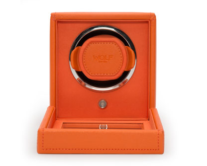 Wolf Cub Orange Watch Winder With Cover 461139