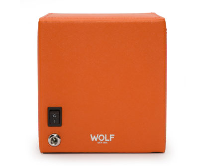 Wolf Cub Orange Watch Winder With Cover 461139