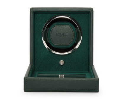 Wolf Cub Green Watch Winder With Cover 461141