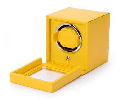 Wolf Cub Yellow Watch Winder With Cover 461192