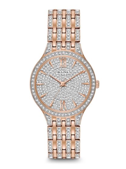 Bulova Women's Crystal Watch 98L235