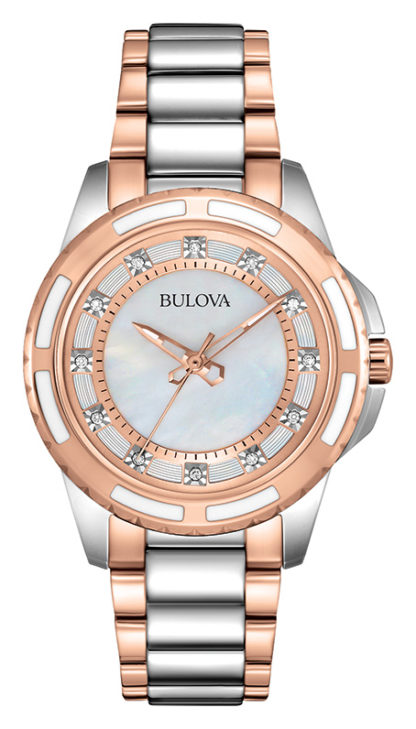 Bulova Womens Diamond Watch 98P134