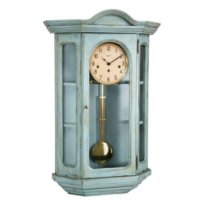 Hermle FAULKNER Blue Curio Clock 70305-LB0341