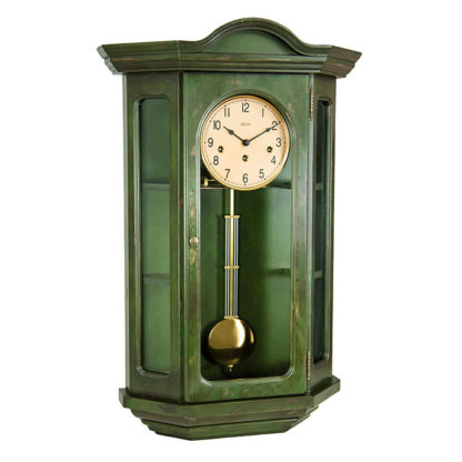 Hermle FAULKNER Dark Green Wall Clock 70305-DG0341