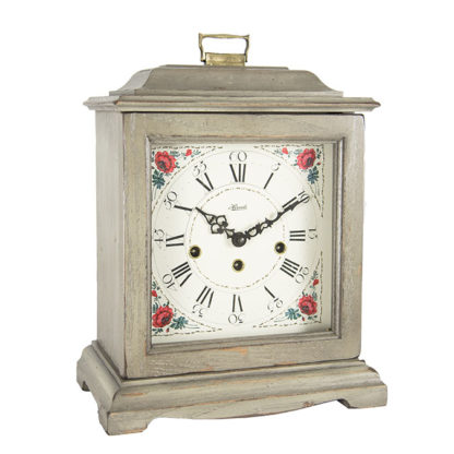 Hermle AUSTEN Gray Mechanical Mantel Clock 22518-GY0340