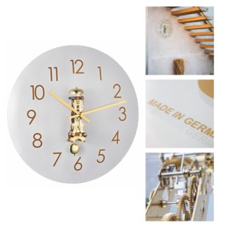 Hermle AVA Brass Wall Clock 30907-000791