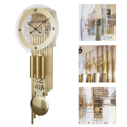 Hermle ELITE Brass Wall Clock 61020-001171