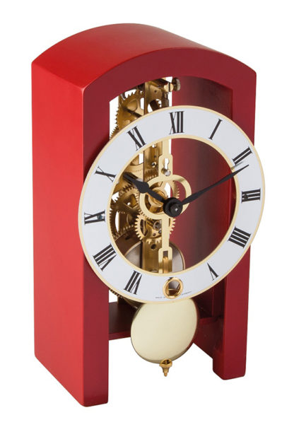 Hermle PATTERSON Red Mantel Clock 23015-360721