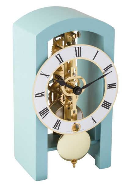 Hermle PATTERSON Blue Mantel Clock