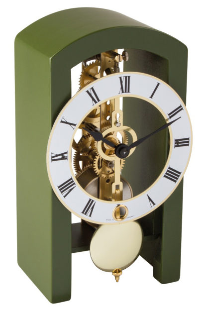 Hermle PATTERSON Green Mantel Clock 23015-S50721