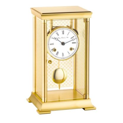 Hermle LYON Brass Mantel Clock