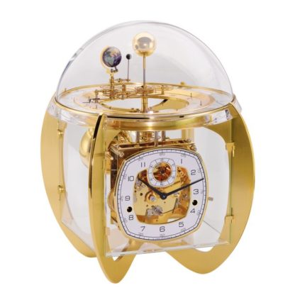 Hermle ASTRO Tellurium Brass Mantel Clock