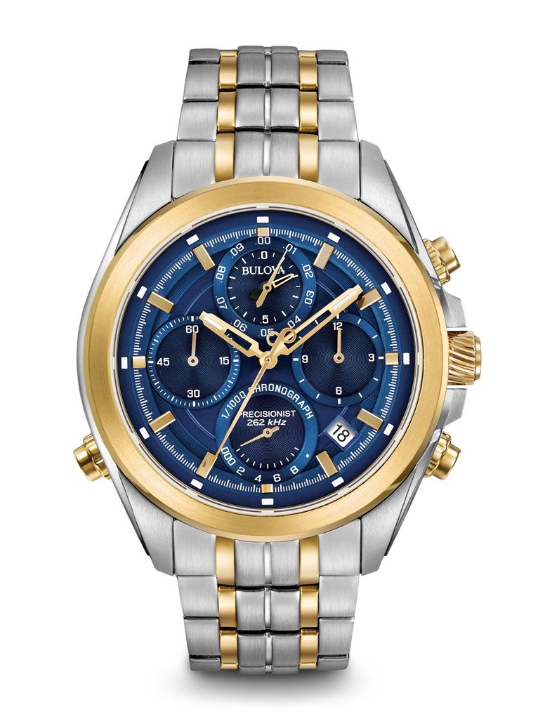 Bulova Men's Precisionist Chronograph Watch 98B276 | Clock Doctor
