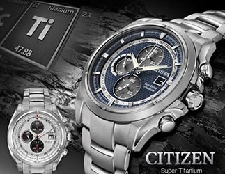 Super Titanium Watches By Citizen