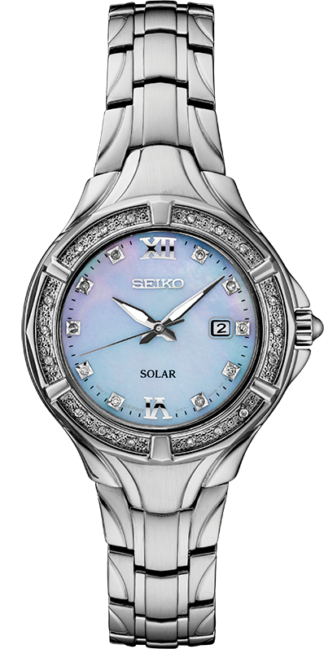 Seiko Diamond Womens Solar Watch SUT371